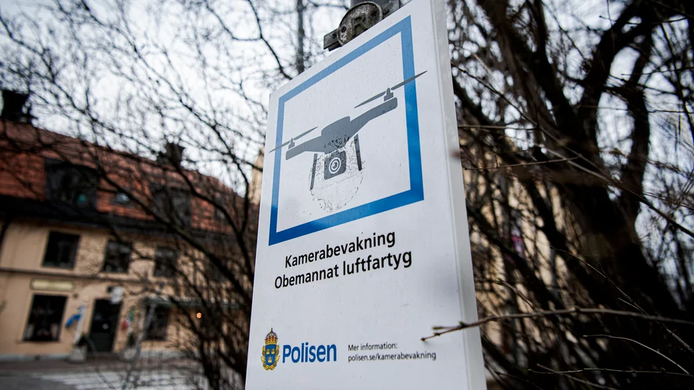 Drönare. Polisen litar blint på kinesisk teknik i brottsbekämpningen.