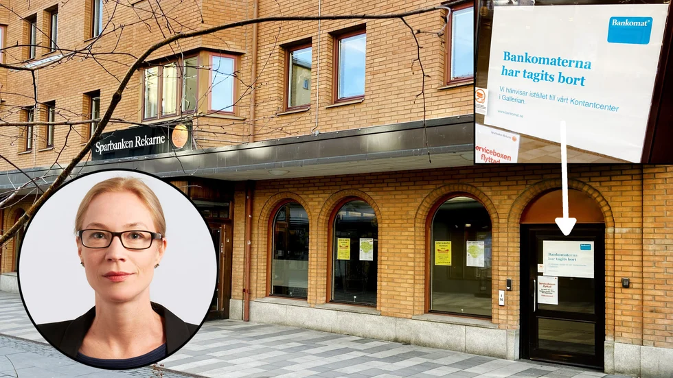 "Att Bankomat har tagit bort just den automaten är en del av en större utveckling där vi minskar antalet automater i hela Sverige", säger Jenny Danielsson, pr- och kommunikationsansvarig på Bankomat.