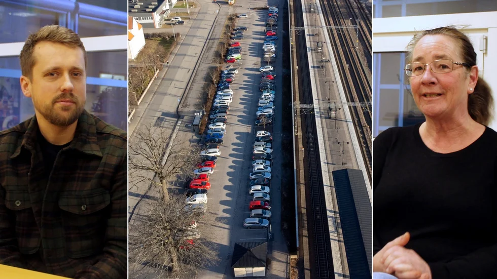 Martin Grändås (S) och Caroline Unéus (M) var överens om p-taxorna men när beslutet om taxorna för pendlarparkeringarna gick tillbaka för vidare utredning går meningarna isär.