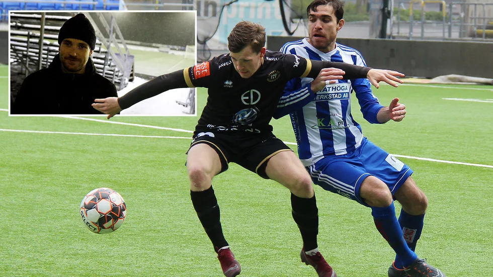 Emanuel Arvidsson står för rutinen offensivt i Smedby den här säsongen. 