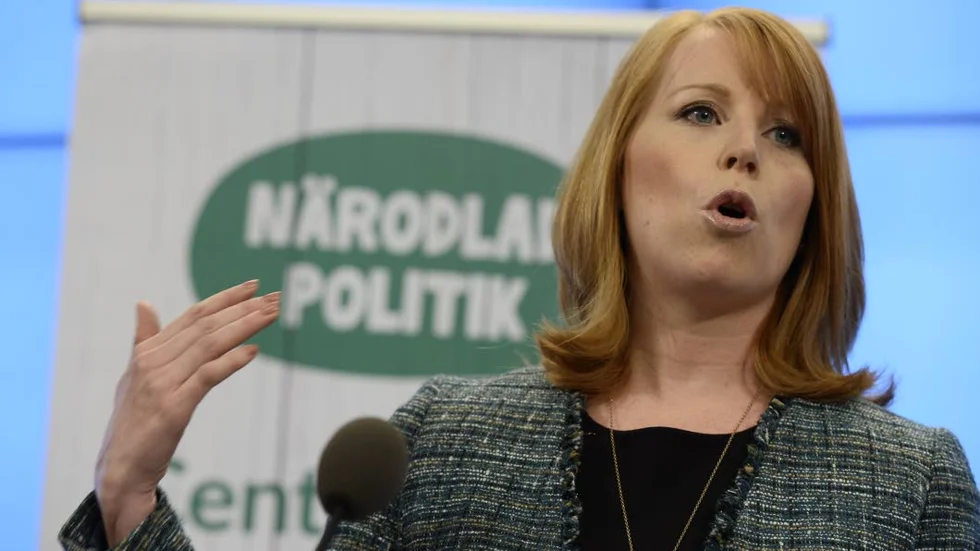 PARTILEDARE. Annie Lööf (C) har haft ett framgångsrikt år.
