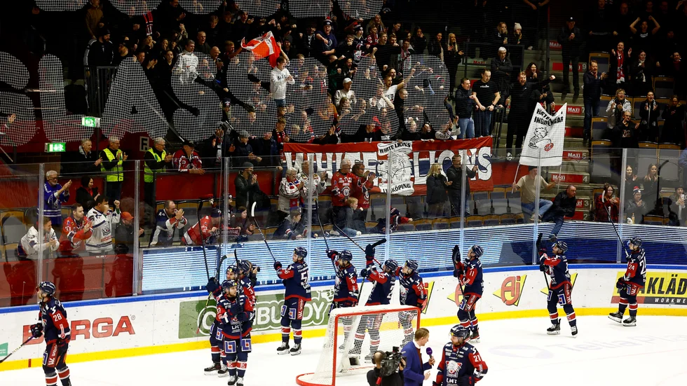 LHC-jubel efter senaste segermatchen.