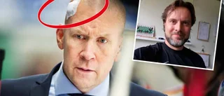 Han säljer "Skuggans" oturspuck