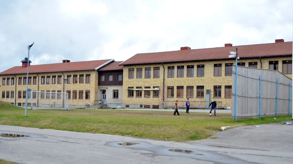 HOTANMÄLAN. Bråket inträffade i anslutning till Centralskolan.
