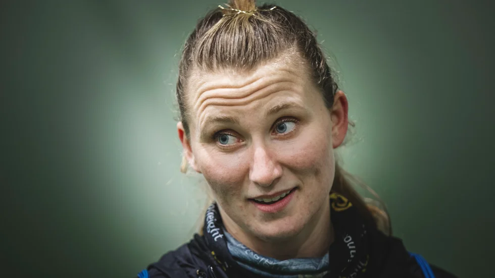 Samantha Leshnak Murphy fortsätter som målvakt i PIF-dam nästa säsong. (Arkivbild)
