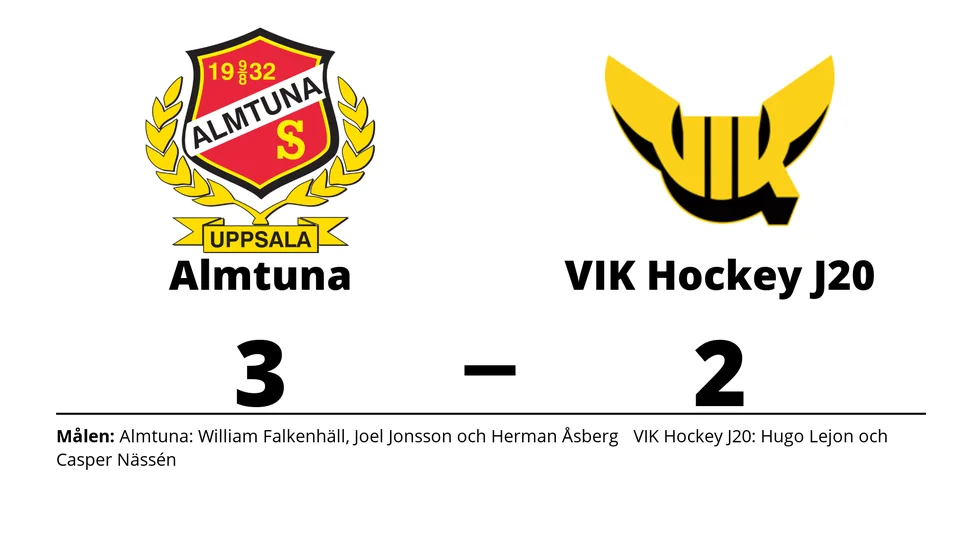 Almtuna IS vann mot VIK Västerås HK
