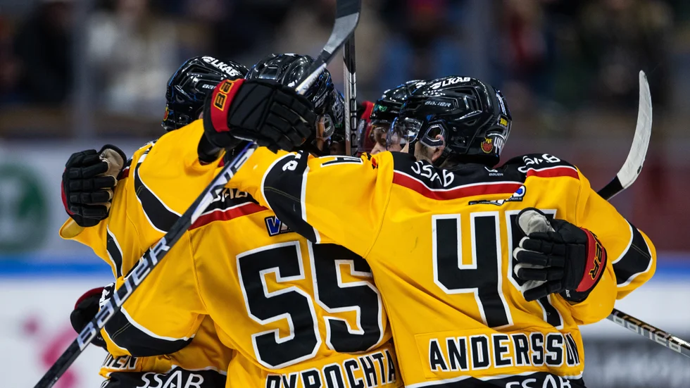 Luleåjubel efter Filip Pyrochtas mål mot Linköping.