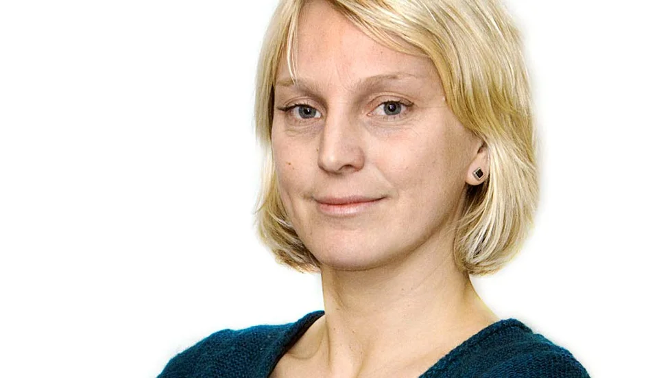 NSD:s skidexpert Moa Höjer.