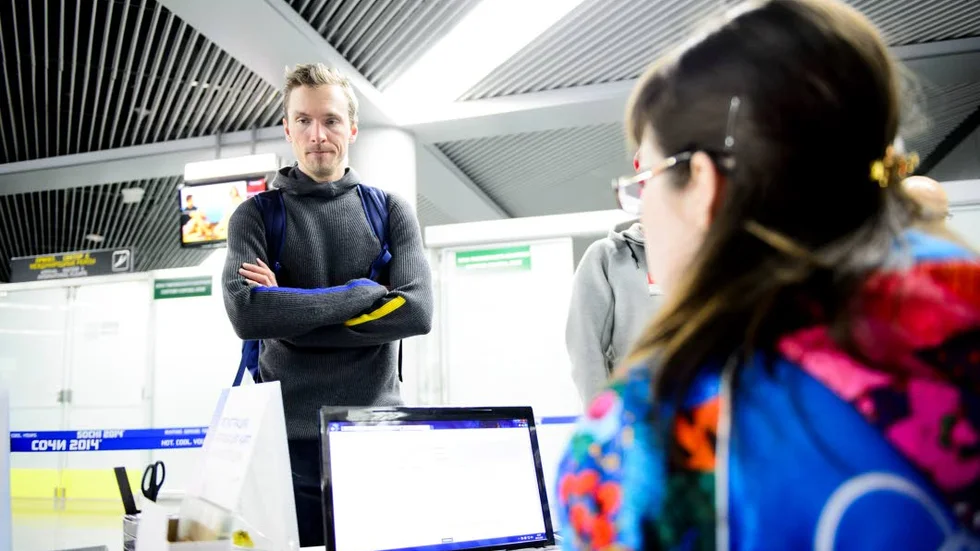 Johan Olsson är på plats i Sotji.