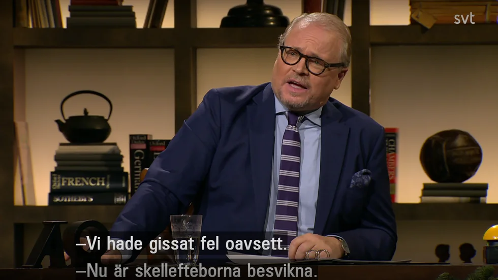 ”Nu är Skellefteborna besvikna”, konstaterade Fredrik Lindström efter att båda lagen hade svarat fel när för ett par veckor sedan.