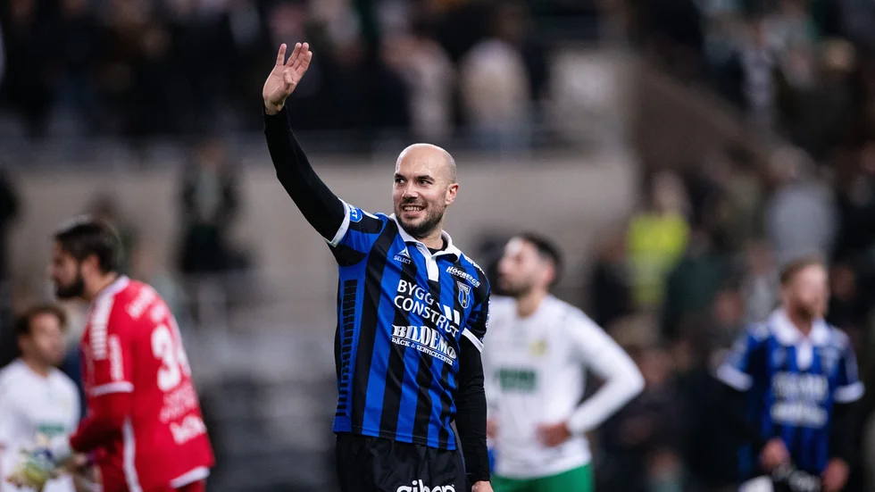 Kalle Larson gör sin sista match i Siriuströjan mot Varberg. 