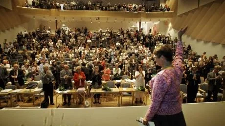KALMAR 070902: Centerpartiet har som mŒl att bli dubbelt sŒ stort i valet 2010 var ett av mŒlen som beslutades av stŠmman som avslutades av Maud Olofsson pŒ sšndagen.
Foto: Paul Madej / SCANPIX / kod 200