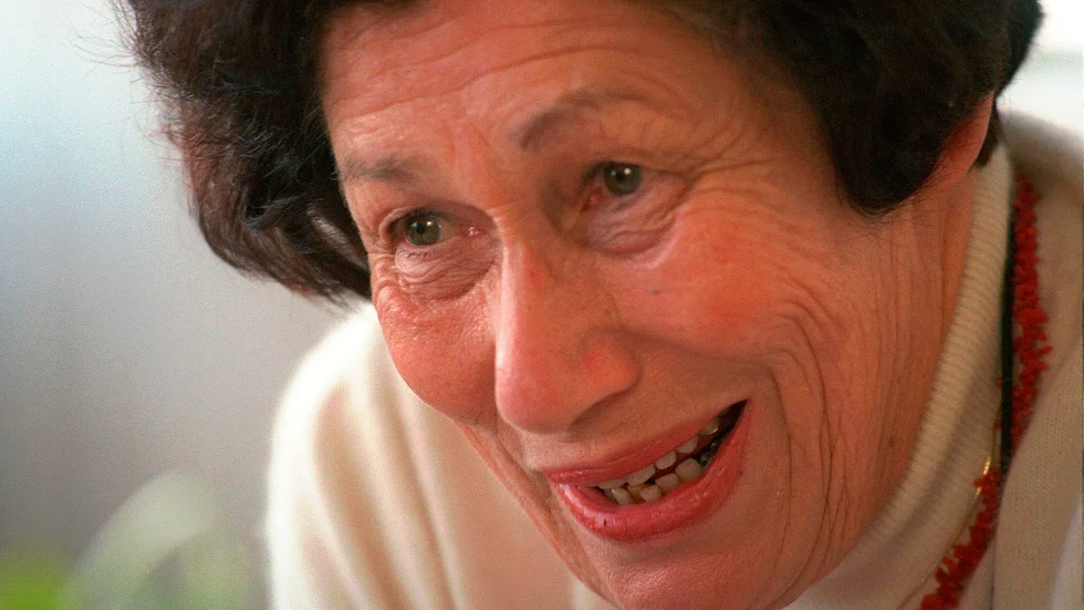 Hannah Pick-Goslar blev 93 år gammal. Den här bilden togs 1998. Arkivbild.