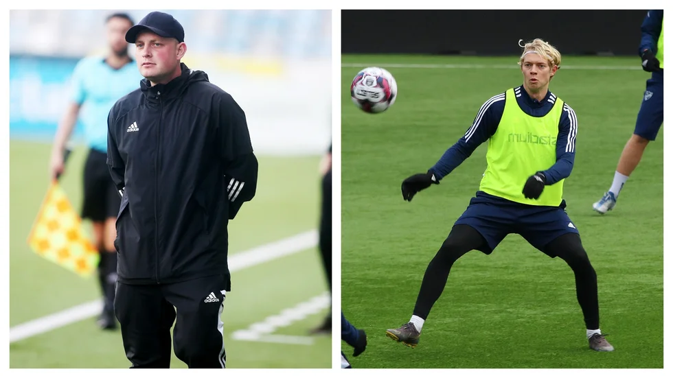 Fredrik Landén har stenkoll på IFK:s senaste nyförvörv, mittfältaren Elvis Lindkvist.