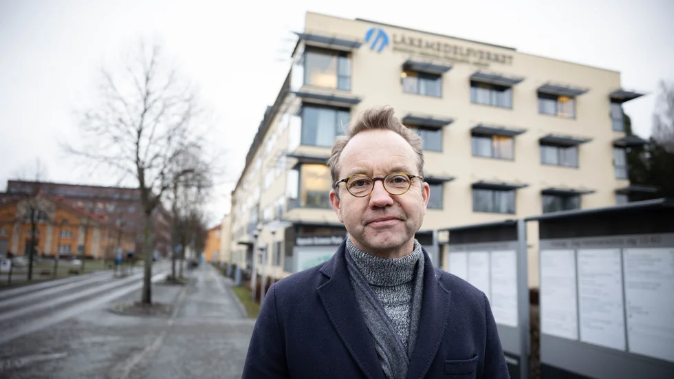Sedan 2021 leder Björn Eriksson Läkemedelsverket i Uppsala med runt 1 000 medarbetare.  "Här finns en imponerande kraft", säger han om myndigheten.