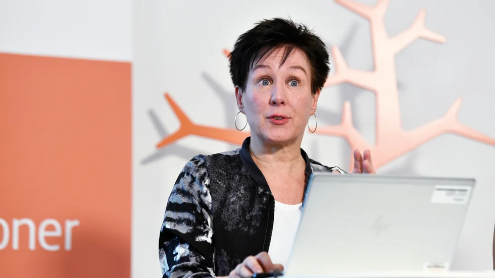 Agneta Claesson, pensionsspecialist på Pensionsmyndigheten. Arkivbild.