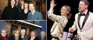 Gott om premiärlejon på årets nyårsrevy – häng med i vimlet inför utsålda showen: "En festlig start på kvällen"
