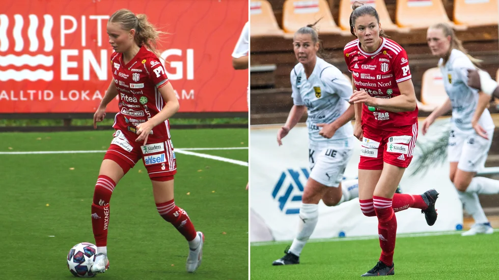 Judith Eklund och Linnea Westbom får kontrakt med Piteå IF:s damallsvenska lag.