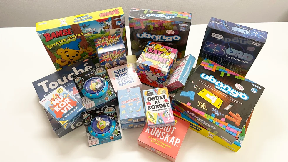 Dessa 17 spel tävlades ut.