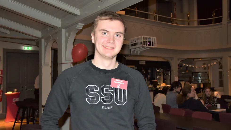 Samuel Pettersson är ordförande för SSU Norrbotten.