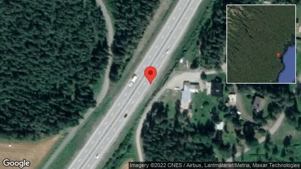 Personbil stillastående på E4