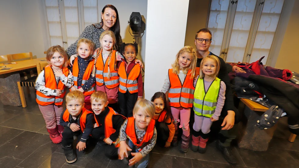 Barnen på avdelningen Safiren på Odlarens förskola bjöd på en minst sagt minnesvärd filmupplevelse. Förskollärarna Madeleine Lindberg och Daniel Åsevall var minst sagt stolta.
