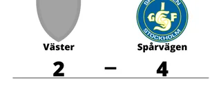 Väster förlorade hemma mot Spårvägen