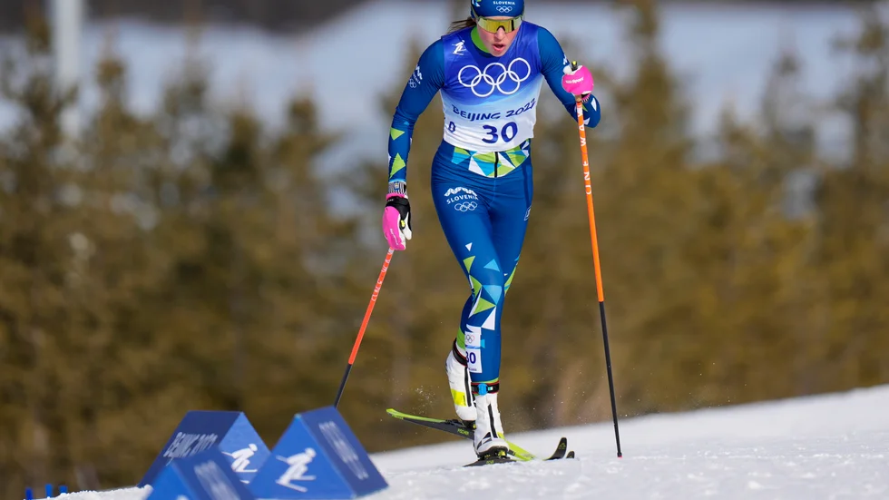 Anamarija Lampic stod för en succéartad debut i världscupen i skidskytte. Arkivbild.