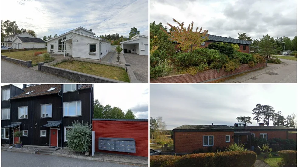 Solanumvägen 3, Tryffelstigen 11, Bergholms Väg 15 och Hagavägen 8
