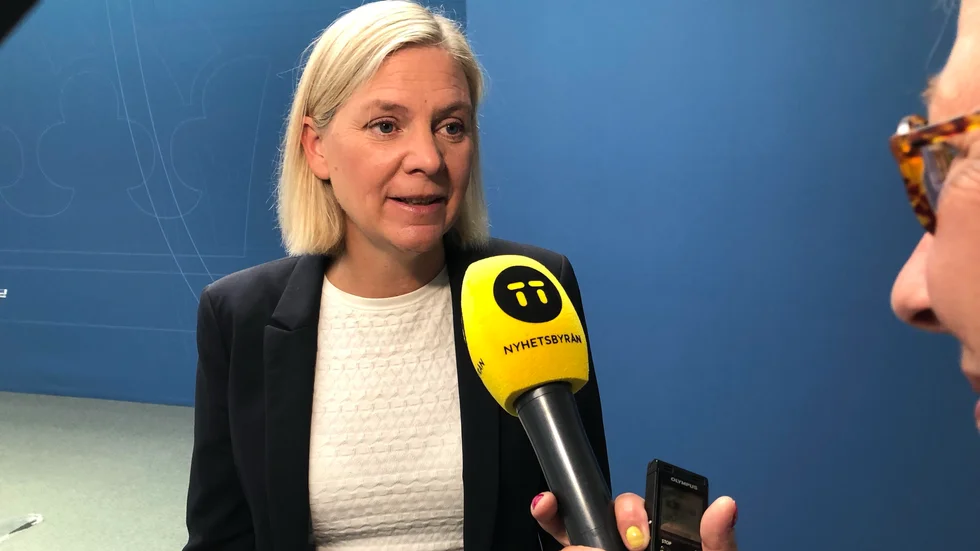 FRAMSYNT. Det var under Magdalena Anderssons (S) tid som finansminister som bankskatten blev verklighet.