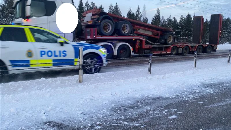 Trafikolycka på E4. 