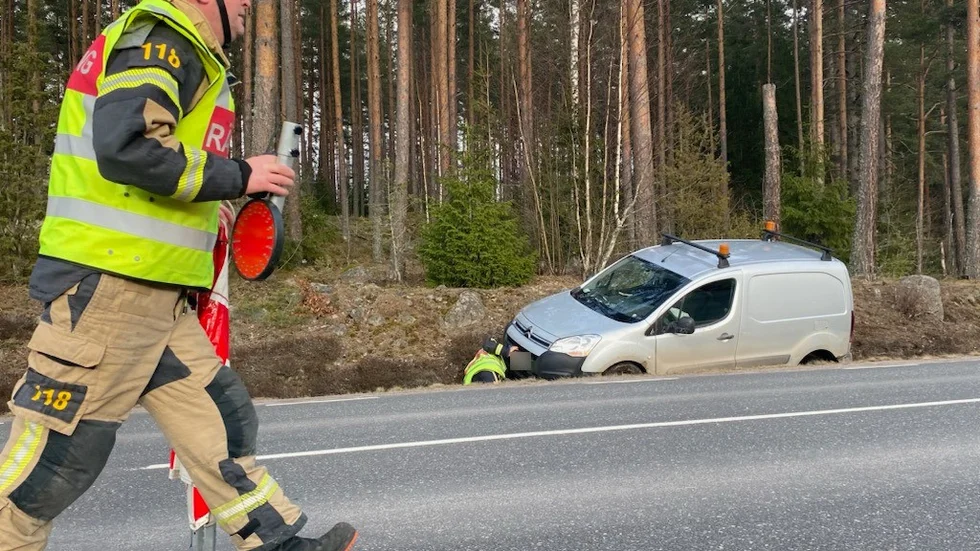 Bild från olycksplatsen