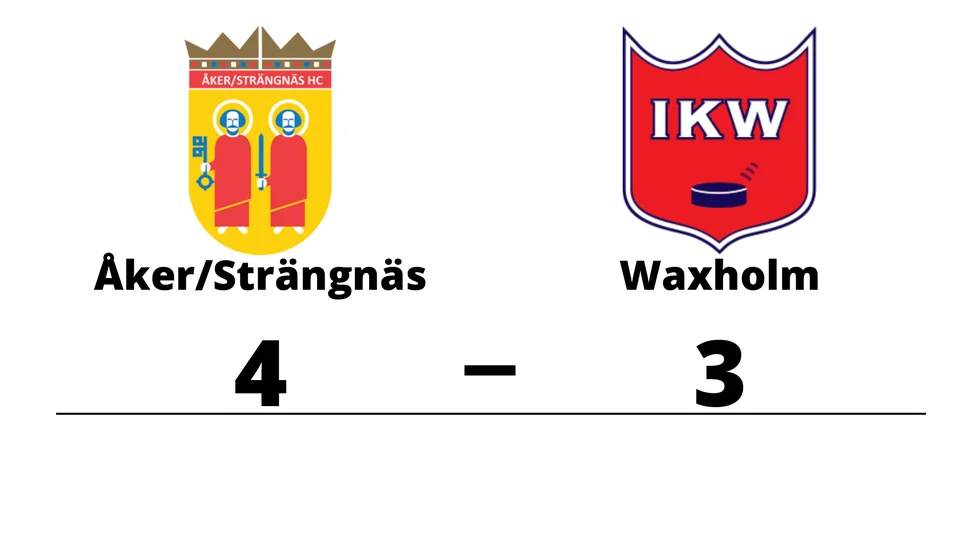 Åker/Strängnäs HC vann mot IK Waxholm