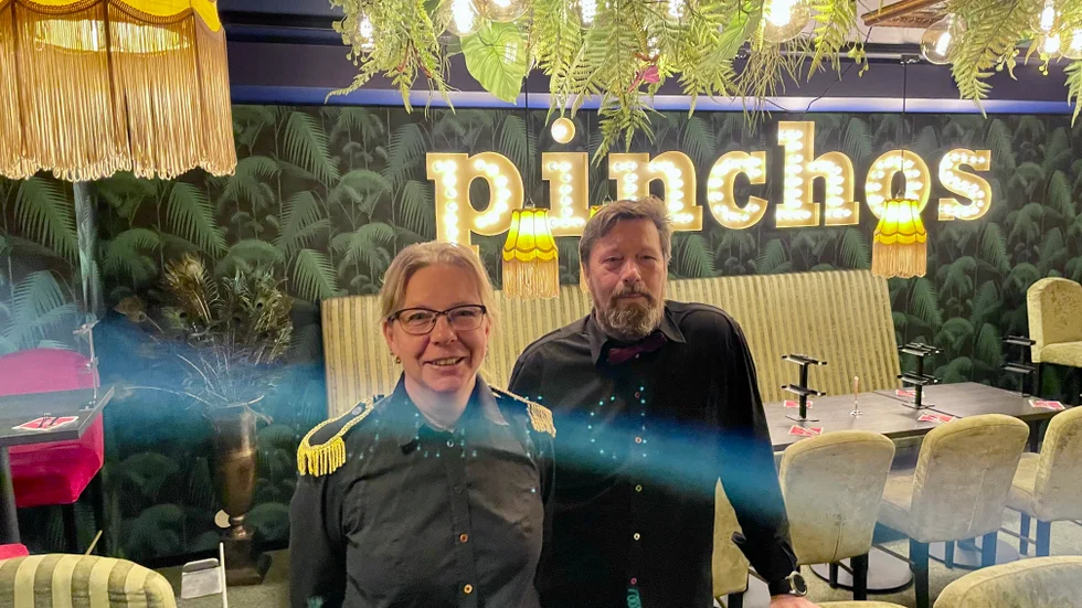 Lotta och Micke Walo har drivit Pinchos i Enköping sedan år 2019.