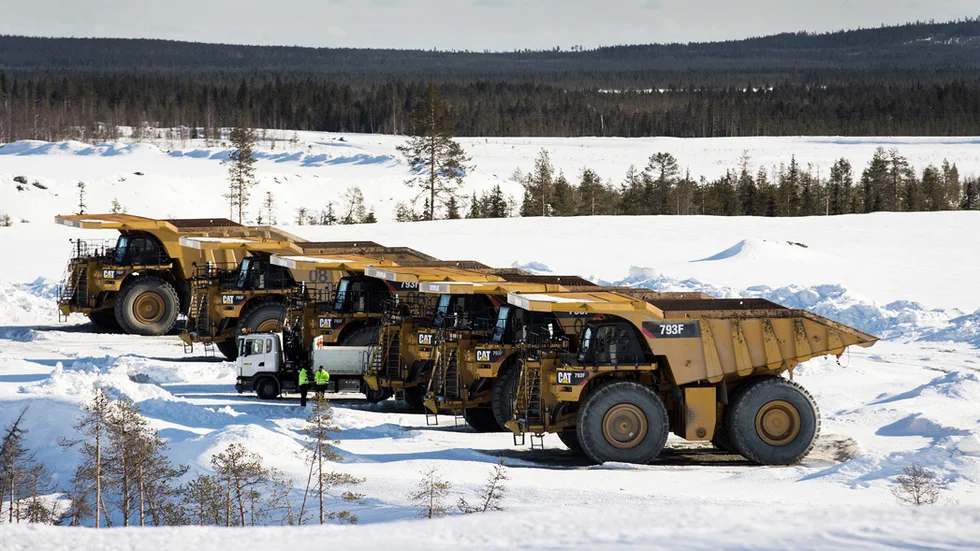 Northland recources konkursbo i Kaunisvaara, mars 2015.