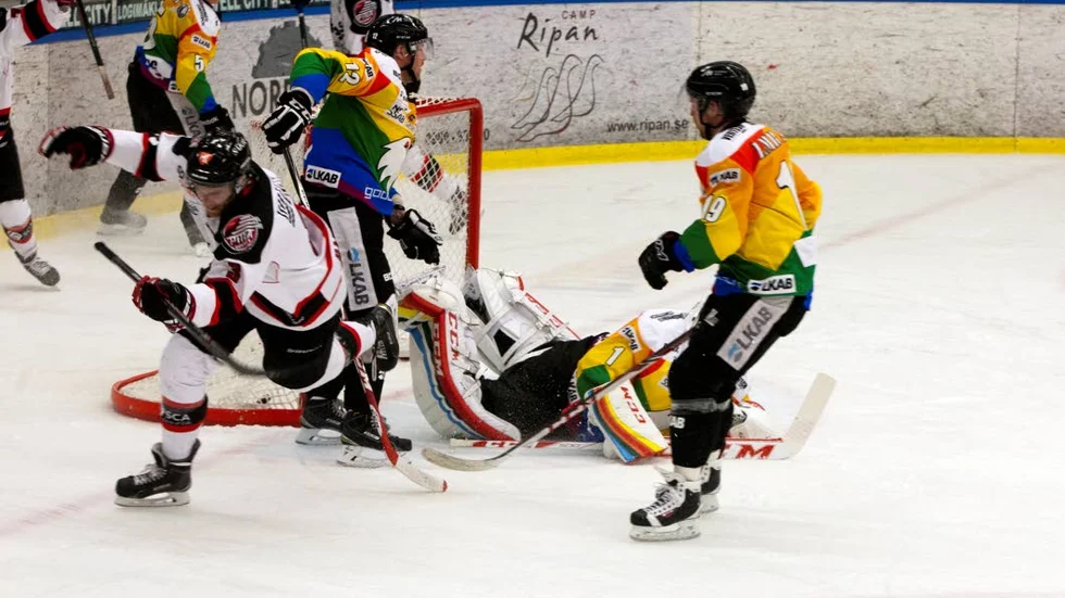 Kryss. Kiruna slet ont mot Sundsvall.?Foto: Jonas Andersson