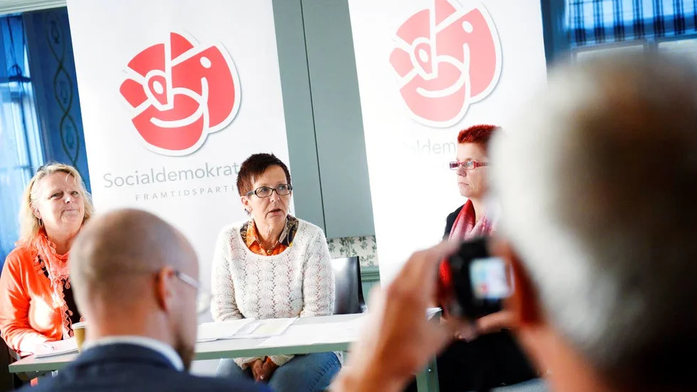 Lena Lindberg, i mitten, säger att det är jätteviktigt att kommunen har ett kulturliv.