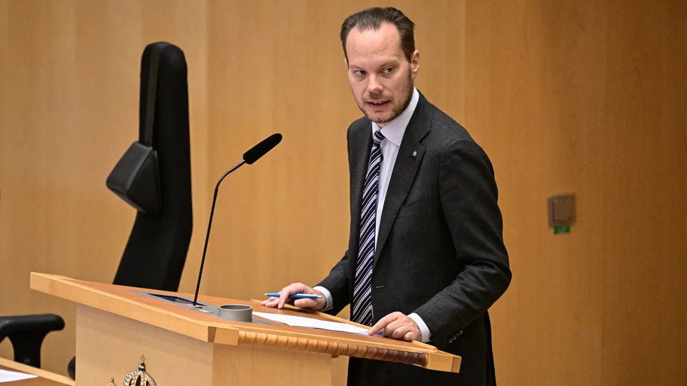 Martin Kinnunen, SD:s ledamot i EU-nämnden och partiets talesperson i miljöfrågor. Arkivbild.