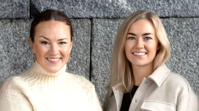 Frida Wimeus (t v)  lämnar och Julia Forsberg kommer då det sker ett byte av regionchef inom UF Västerbotten.