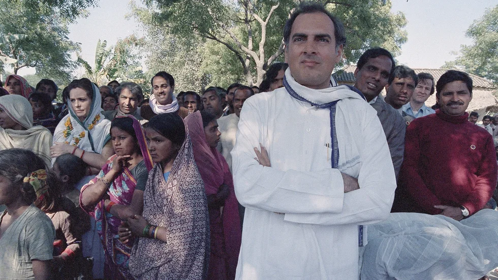 Indiens dåvarande premiärminister Rajiv Gandhi, här på en bild från 1985.
