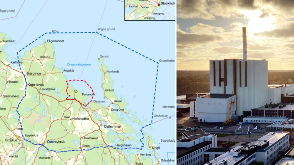 Den nya yttre beredskapszonen sträcker sig cirka 25 kilometer från Forsmark om omfattar bland annat Österbybruk, Gimo och Hargshamn.