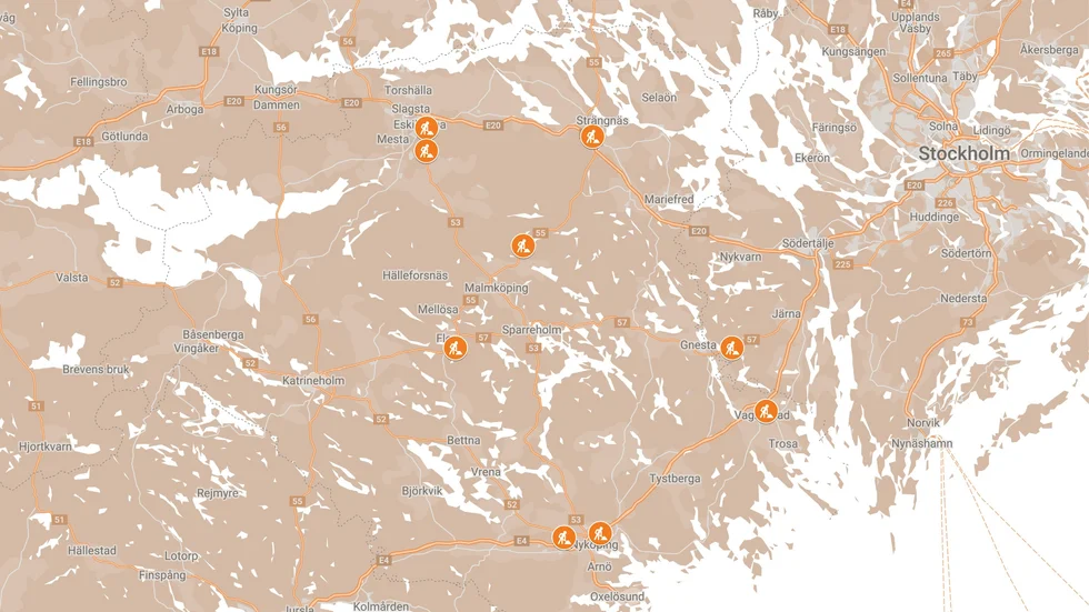 I Länstransportplanen finns ett antal större planerade projekt listade. Du kan se mer i vår interaktiva karta längre ner i texten.