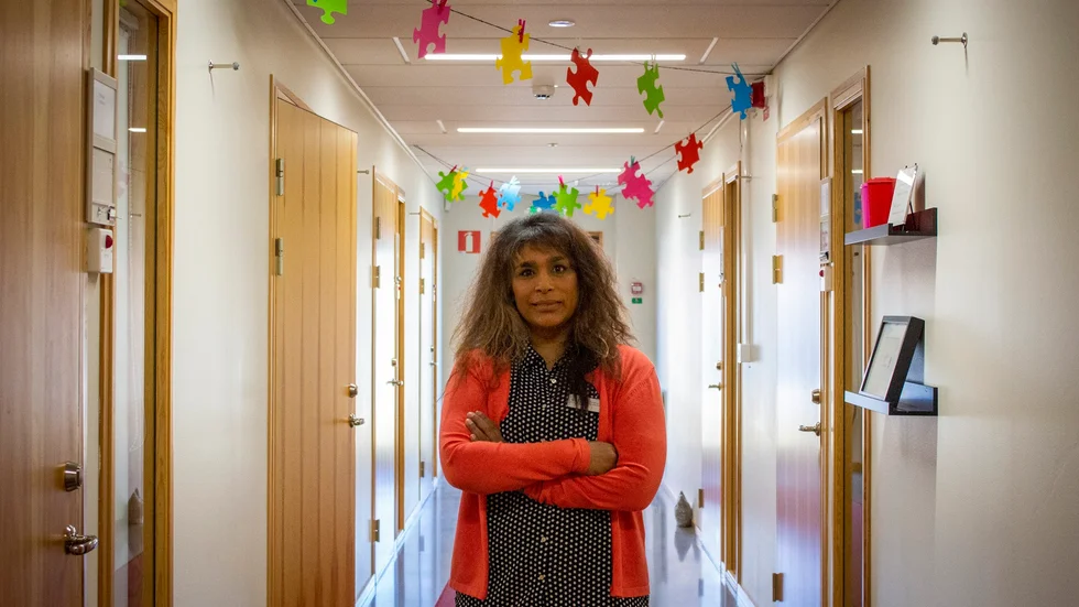 Dammsdal är en skola i Vingåker med riksintag för barn och ungdomar på autismspektrat. Charlotta Widerberg är verksamhetschef på skolan. Arkivbild.