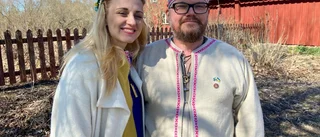 Hedniskt bröllop • Paret förlovade sig i Kiev –gifte sig i Uppsala i dag 