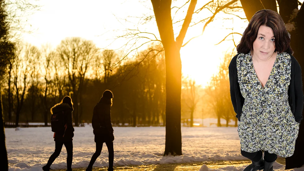 Krönikören skriver om lusten i att göra saker av egen vilja, bland annat att gå långa promenader. 