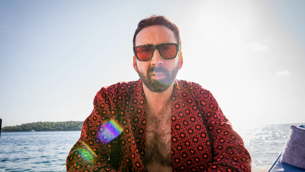 Nicolas Cage spelar sig själv i Tom Gormicans tråkiga komedi "The unbearable weight of massive talent".