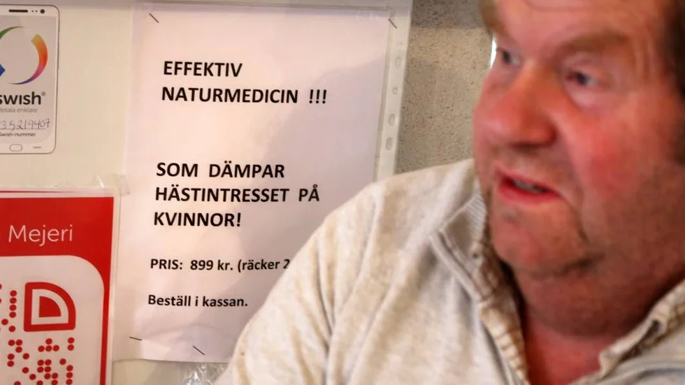 Håkan Thornell är en finurlig person. Överallt i mejeriet syns hans påhitt.