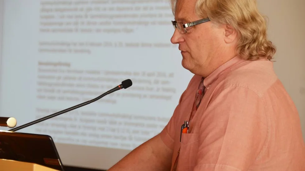 ÖVERKLAGAR. Carl Otto Gählman överklagar kommunens byggplaner.