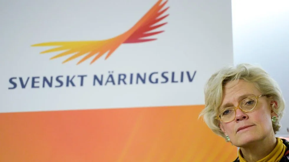 Ansvarig. Carola Lemne är VD för Svenskt Näringsliv och därmed ansvarig för deras verksamhet. Även den som sker i det fördolda.