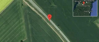 En personbil i trafikolycka